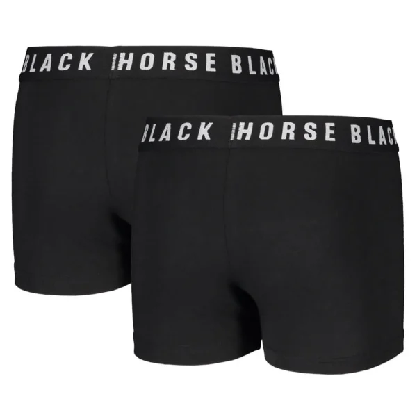 Bokserit 2 kpl pkt Black Horse Luomupuuvilla 2
