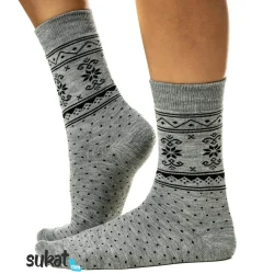 Paksut merinovillasukat - Talvi